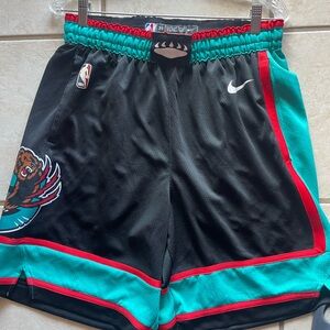 Nike NBA Black Red Teal Grizzly Shorts